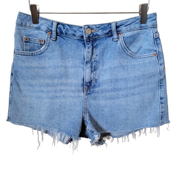 Topshop Pants - Topshop Moto Mom Cutoff Denim Jean Shorts